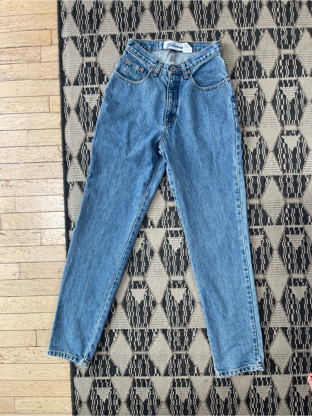 Vintage Express Blues Classic Denim High Waist Jeans